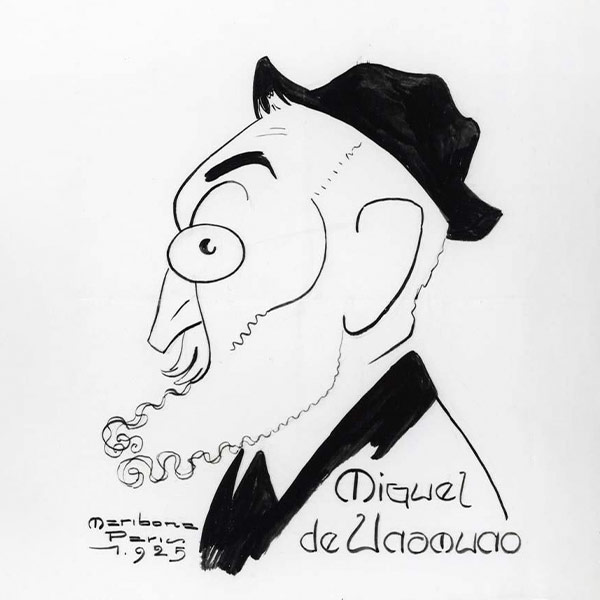 Caricatura Miguel de Unamuno