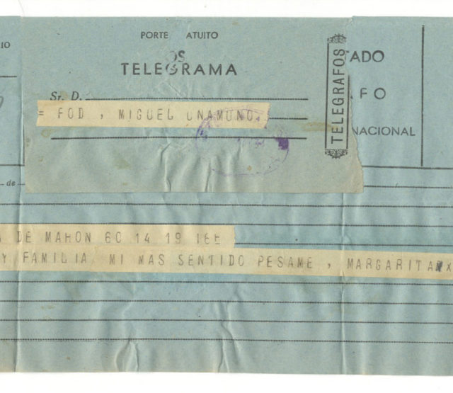 Epistolario Miguel de Unamuno