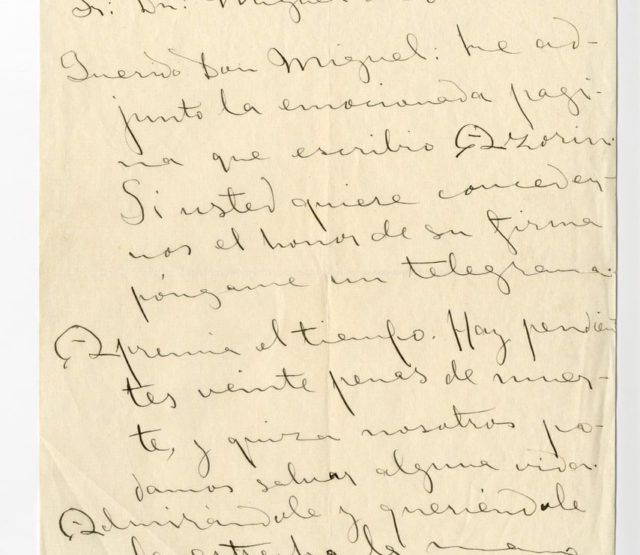 Epistolario Miguel de Unamuno
