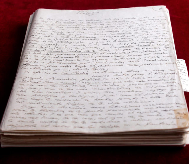 Manuscrito Miguel de Unamuno