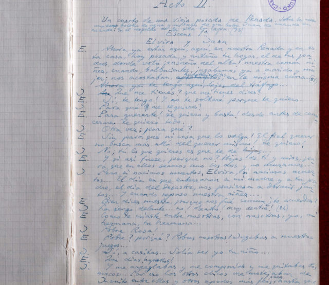 Manuscrito Miguel de Unamuno
