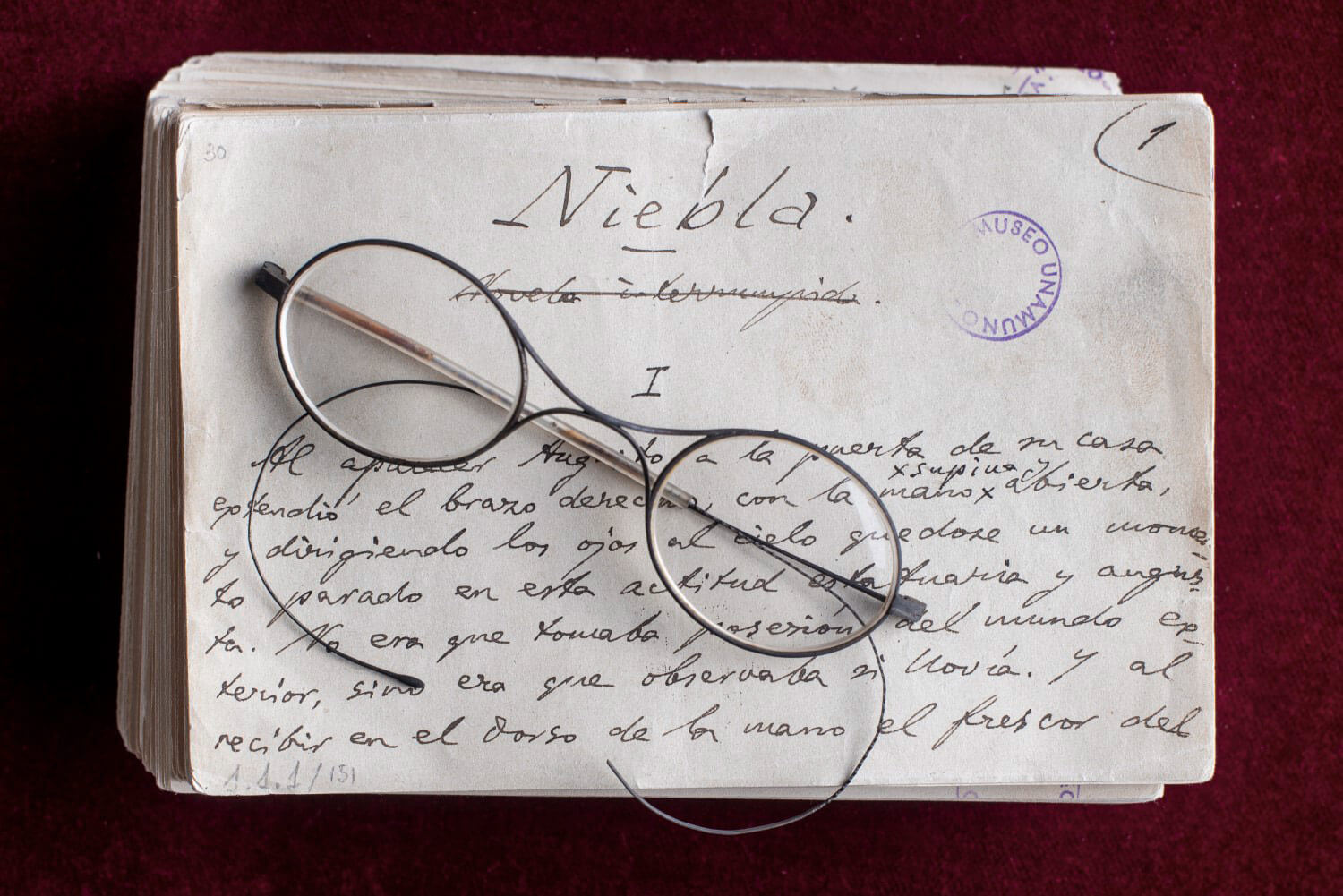 Manuscrito Miguel de Unamuno