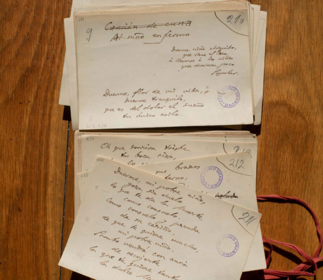 Manuscrito Miguel de Unamuno