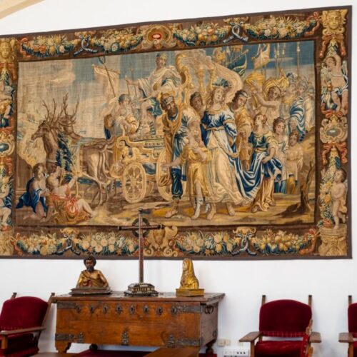 Tapiz salón rectoral Casa Museo Unamuno