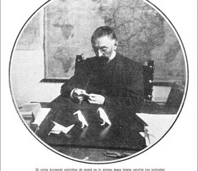 Fotografía Miguel de Unamuno - Papiroflexia