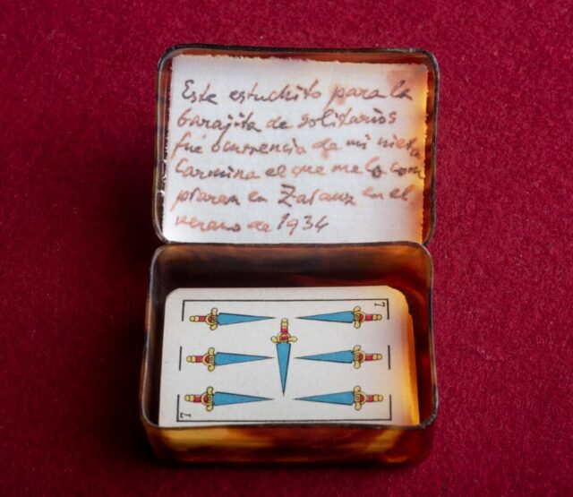 Estuche baraja Miguel de Unamuno